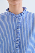 Load image into Gallery viewer, Compania Fantastica Blue Striped Short