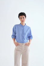 Load image into Gallery viewer, Compania Fantastica Blue Striped Short