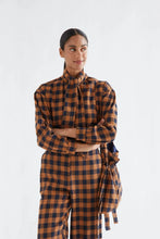 Load image into Gallery viewer, Compania Fantastica Checked Cotton Trousers