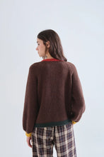 Load image into Gallery viewer, Compania Fantastica Brown Knitted Cardigan