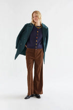 Load image into Gallery viewer, Compania Fantastica Navy Knit Vest With Multicoloured Velvet Buttons