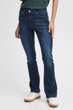 Load image into Gallery viewer, Byoung Bylola Lino Flare Jeans Dark Ink