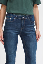 Load image into Gallery viewer, Byoung Bylola Lino Flare Jeans Dark Ink