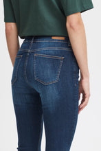 Load image into Gallery viewer, Byoung Bylola Lino Flare Jeans Dark Ink