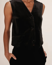 Load image into Gallery viewer, Grace And Mila Totem Black Velvet Waistcoat