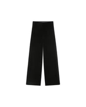 Load image into Gallery viewer, Grace And Mila Tiger Black Velvet Trousers