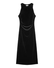 Load image into Gallery viewer, Grace And Mila Velvet Tivoli Dress Black