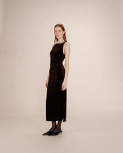 Load image into Gallery viewer, Grace And Mila Tivoli Velvet Dress Chocolate