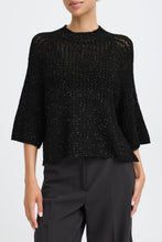 Load image into Gallery viewer, Byoung Byoliva Sequin Black Jumper