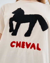 Load image into Gallery viewer, Cotton T-Shirt With Horse Print
