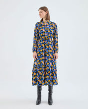 Load image into Gallery viewer, Midi Shirt Dress With Floral Print