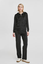 Load image into Gallery viewer, Bymitza Velvet Jogging Set Black