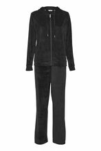 Load image into Gallery viewer, Bymitza Velvet Jogging Set Black