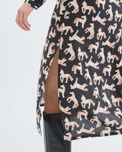 Load image into Gallery viewer, Animal Print Midi Shirt Dress