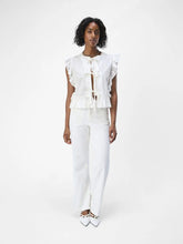 Load image into Gallery viewer, Cillia Ruffle Broderie Anglaise Top