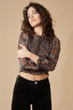 Load image into Gallery viewer, Swirls And Strangers Loretta Top
