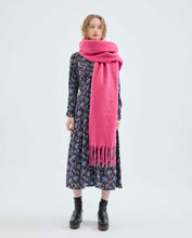 Load image into Gallery viewer, Blue Floral Print Midi Dress