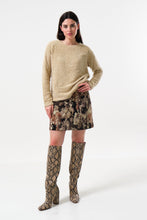 Load image into Gallery viewer, Aubin Pussy Galore Jacquard Mini Skirt