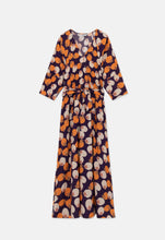 Load image into Gallery viewer, Flowers Print Midi Dress