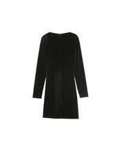 Load image into Gallery viewer, Oceane Velvet Dress Black