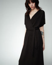Load image into Gallery viewer, Oria Black Lurex Dress
