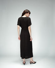 Load image into Gallery viewer, Oria Black Lurex Dress