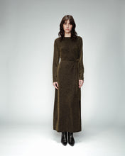 Load image into Gallery viewer, Olympiade Gold Lurex Dress