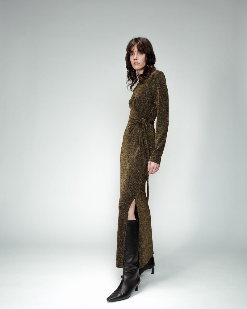 Olympiade Gold Lurex Dress
