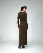 Load image into Gallery viewer, Olympiade Gold Lurex Dress