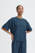 Load image into Gallery viewer, Ichi Ihkatico Top Navy