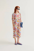 Load image into Gallery viewer, Compania Fantastica Crepe Floral Midi Dress