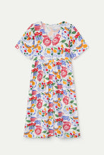 Load image into Gallery viewer, Compania Fantastica Crepe Floral Midi Dress