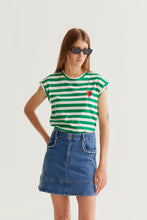 Load image into Gallery viewer, Compania Fantastica Embroidered Tulip Detail T-Shirt