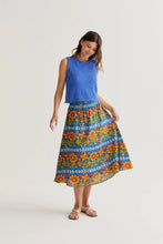 Load image into Gallery viewer, Compania Fantastica Garden Print Midi Skirt