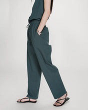 Load image into Gallery viewer, Grace And Mila Rhode Cotton Trousers Emerald