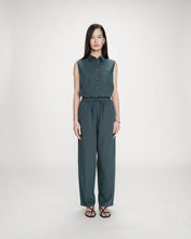 Load image into Gallery viewer, Grace And Mila Rhode Cotton Trousers Emerald