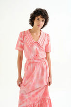 Load image into Gallery viewer, Compania Fantastica Gingham Plaid Shirt