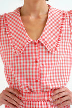 Load image into Gallery viewer, Compania Fantastica Gingham Plaid Shirt
