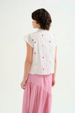 Load image into Gallery viewer, Compania Fantastica Fruit Salad Embroidery Cotton Shirt