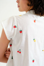 Load image into Gallery viewer, Compania Fantastica Fruit Salad Embroidery Cotton Shirt