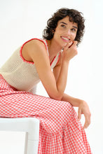 Load image into Gallery viewer, Compania Fantastica Cotton Gingham Skirt