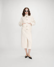 Load image into Gallery viewer, Grace And Mila Vinnie Oversized Boxy Jacket Ecru