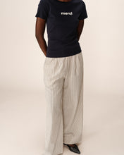 Load image into Gallery viewer, Grace And Mila Papa T-Shirt Navy