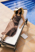 Load image into Gallery viewer, Byoung Bysunia Cotton Dress Brown