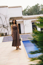 Load image into Gallery viewer, Byoung Bysunia Cotton Dress Brown