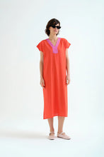 Load image into Gallery viewer, Compania Fantastica Orange Kaftan