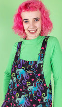 Load image into Gallery viewer, Run and Fly Octopus Love Stretch Rwill Dungarees