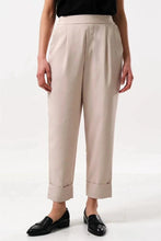 Load image into Gallery viewer, Bayeux Sustainable Satin Back Crepe Trousers Cream