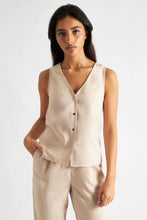Load image into Gallery viewer, Jackson Sustainable Satin Back Crepe Waistcoat