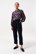 Load image into Gallery viewer, Bayeux Sustainable Satin Back Trousers Navy